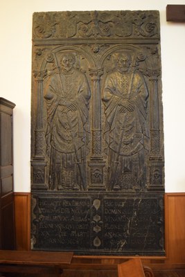 Dalle funéraire des abbés Nicolas Périlheux et Thomas Vinalmont