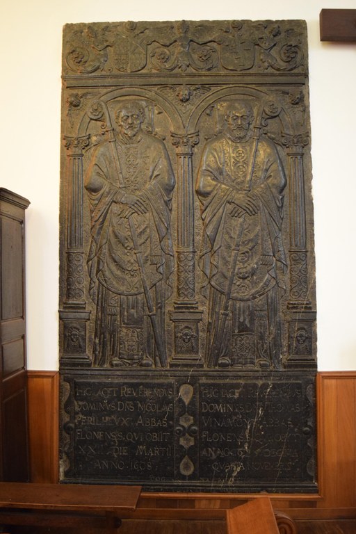 Dalle funéraire des abbés Nicolas Périlheux et Thomas Vinalmont