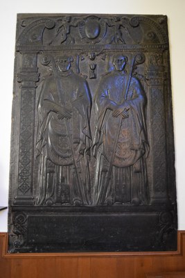 Dalle funéraire des abbés Thomas et Jean Streel