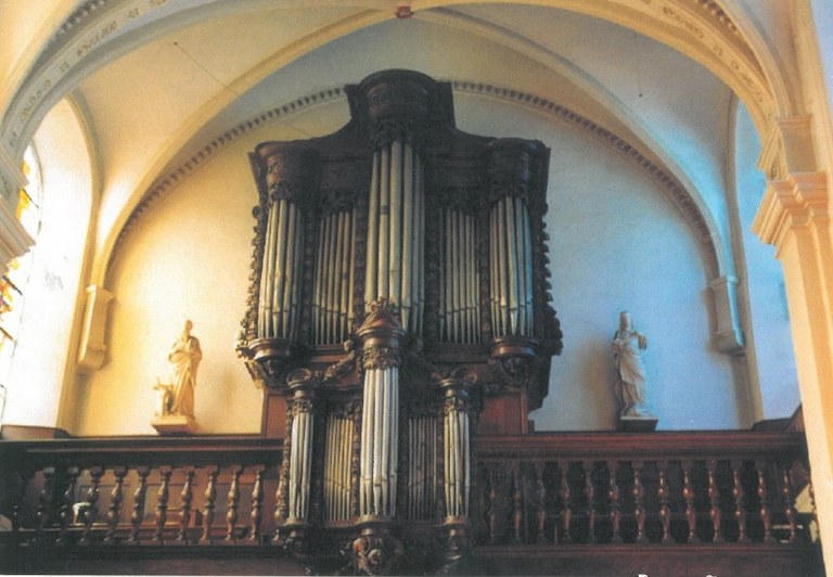 L'orgue de l'église abbatiale Saint-Matthieu à Flône